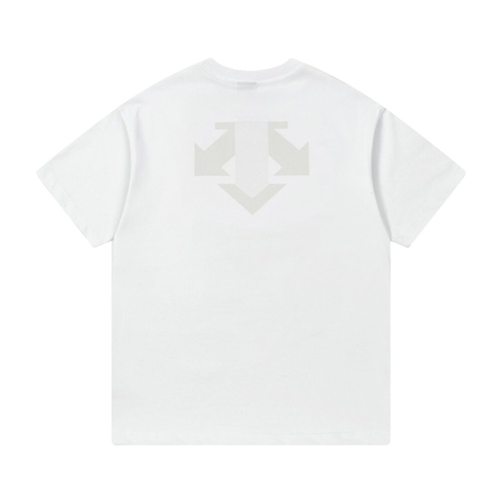White Back Pattern T-Shirt Descente